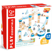 Jucarie din lemn - Marble Run Penguin Playland (112 piese)