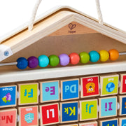 Jucarie din lemn - Abac de invatat engleza (40 piese)