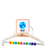 Jucarie din lemn - Abac de invatat engleza (40 piese)