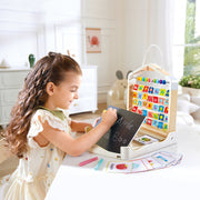 Jucarie din lemn - Abac de invatat engleza (40 piese)