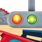 Jucarie din lemn - Placa interactiva Masina de curse