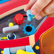 Jucarie din lemn - Placa interactiva Masina de curse