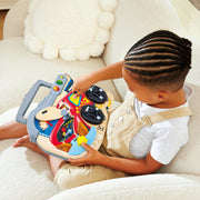 Jucarie din lemn - Placa interactiva Masina de curse