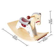 Jucarie din lemn - 2 in 1 Cal balansoar si jucarie de echilibru