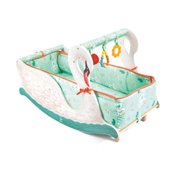 Jucarie din lemn - Scaun Lebada 2 Ã®n 1 pentru copii