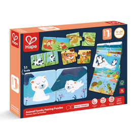 Puzzle potriveste perechea - Animale si pui (36 piese)