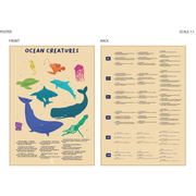 Puzzle - Balena cu cocoasa cu piese tematica ocean, 200 piese