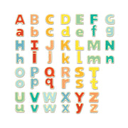 Jucarie din lemn copii - Magneti alfabet (52 piese) alfabetar