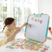 Jucarie din lemn copii - Magneti alfabet (52 piese) alfabetar