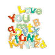 Jucarie din lemn copii - Magneti alfabet (52 piese) alfabetar