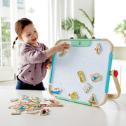 Jucarie din lemn copii - Magneti cu vehicule (30 piese)