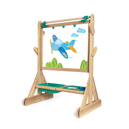 Jucarie din lemn copii - Sevalet de arta in aer liber