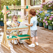 Jucarie din lemn copii - Sevalet de arta in aer liber