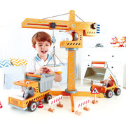 Jucarie din lemn pentru copii - Lift cu macara