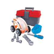 Jucarie din lemn - Set de constructie masini (37 piese)