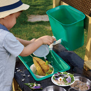 Jucarie din lemn - Bucatarie cu accesorii pentru copii, de exterior (14 piese)