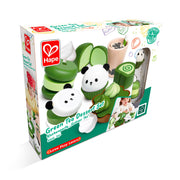 Jucarie din lemn - Set deserturi verzi pentru copii (8 piese)