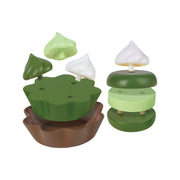 Jucarie din lemn - Set deserturi verzi pentru copii (8 piese)