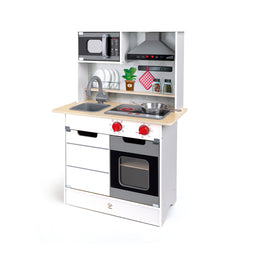 Jucarie din lemn - Set de joaca pentru copii, bucatarie Super Serve