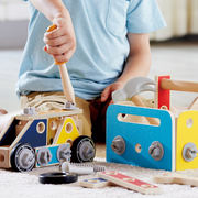 Jucarie din lemn - Set de scule de construit pentru copii