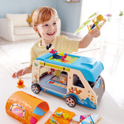 Jucarie din lemn - Furgoneta de aventura (23 piese)