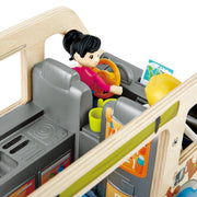 Jucarie din lemn - Furgoneta de aventura (23 piese)