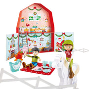 Jucarie din lemn - Hambar, Calendarul de Advent de Craciun (24 piese)