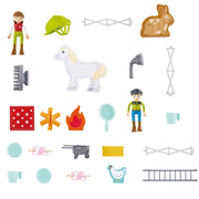 Jucarie din lemn - Hambar, Calendarul de Advent de Craciun (24 piese)