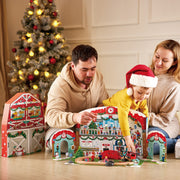 Jucarie din lemn - Hambar, Calendarul de Advent de Craciun (24 piese)