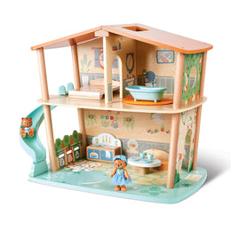 Jucarie din lemn - Casa din jungla a tigrilor (38 piese)