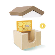 Jucarie din lemn - Picnic cu miere de albine (14 piese)