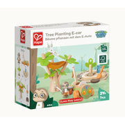Jucarie din lemn - Plantarea copacilor E-car (7 piese)