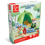 Jucarie din lemn - Set de joacÄƒ Eco-Camping (25 piese)