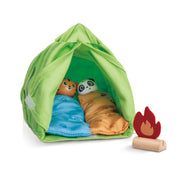 Jucarie din lemn - Set de joacÄƒ Eco-Camping (25 piese)