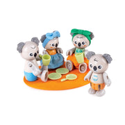 Jucarie din lemn pentru copii - Familia de Koala (10 piese)