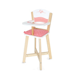 Jucarie din lemn - Scaun inalt pentru papusi