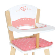 Jucarie din lemn - Scaun inalt pentru papusi