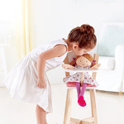 Jucarie din lemn - Scaun inalt pentru papusi