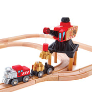 Tren de jucarie cu roata dintata pentru copii