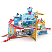 Jucarie din lemn - Tren Mega City (55 piese)