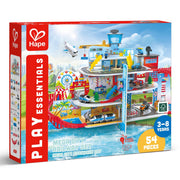 Jucarie din lemn - Tren Mega City (55 piese)