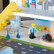 Jucarie din lemn - Tren Mega City (55 piese)