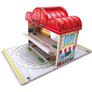 Jucarie din lemn - Set gara portabila