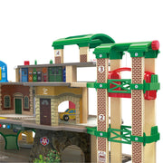 Jucarie din lemn - Tren pe 3 nivele (58 piese)