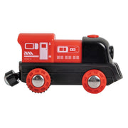 Jucarie din lemn - Set tren port (51 piese)