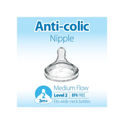 Biberon Anti-Colici cu Gat Larg 