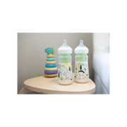 Biberon Anti-Colici cu Gat Larg PP, 270 ml. 