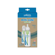Pachet biberoane Anti-Colici din sticla cu Gat Ingust â€žOptions +â€ï¿½  250 ml. (2pack)