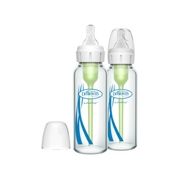 Pachet biberoane Anti-Colici din sticla cu Gat Ingust â€žOptions +â€ï¿½  250 ml. (2pack)