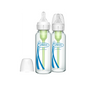 Pachet biberoane Anti-Colici din sticla cu Gat Ingust â€žOptions +â€ï¿½  250 ml. (2pack)
